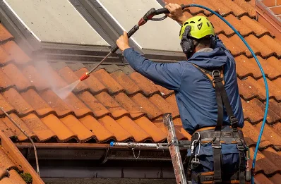 Démoussage et hydrofuge de toiture à Foucarmont